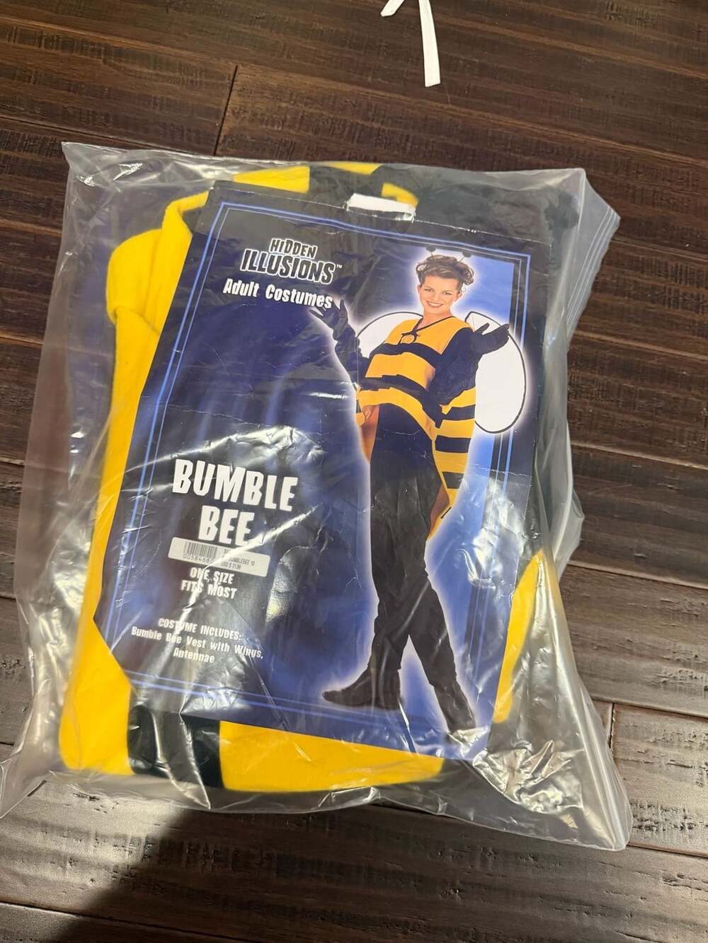 Hidden Illusions Bumble Bee Adult Costume One Size